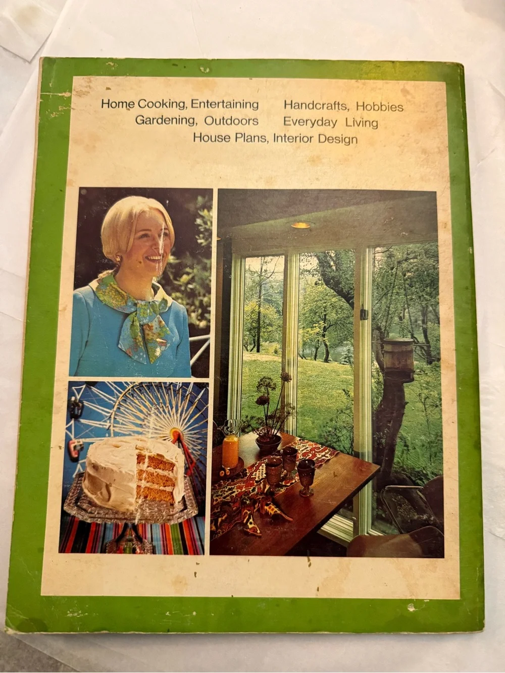 Countryside Living Idea Magazine Book - Green Cover prarie farm